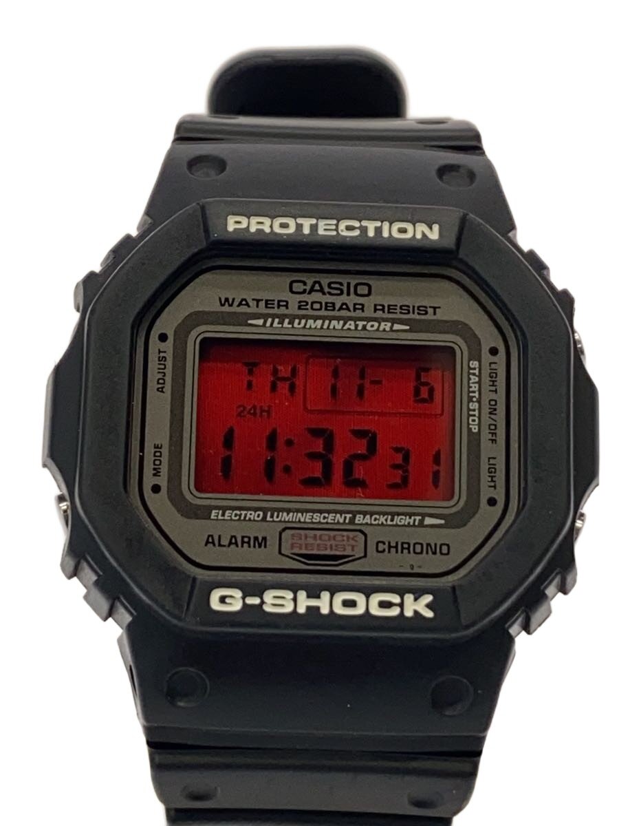 【中古】CASIO◆石英ウオッチ・G-SHOCK/デジタル/BLK【服飾雑貨他】
