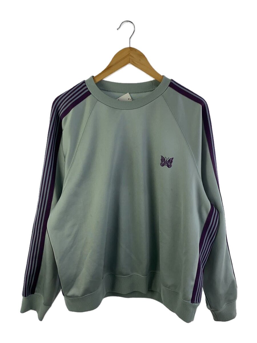 【中古】Needles◆2025SS/QV306 Track Crew Neck Shirt-Poly Smooth-Sax【メンズウェア】|2nd STREET 店