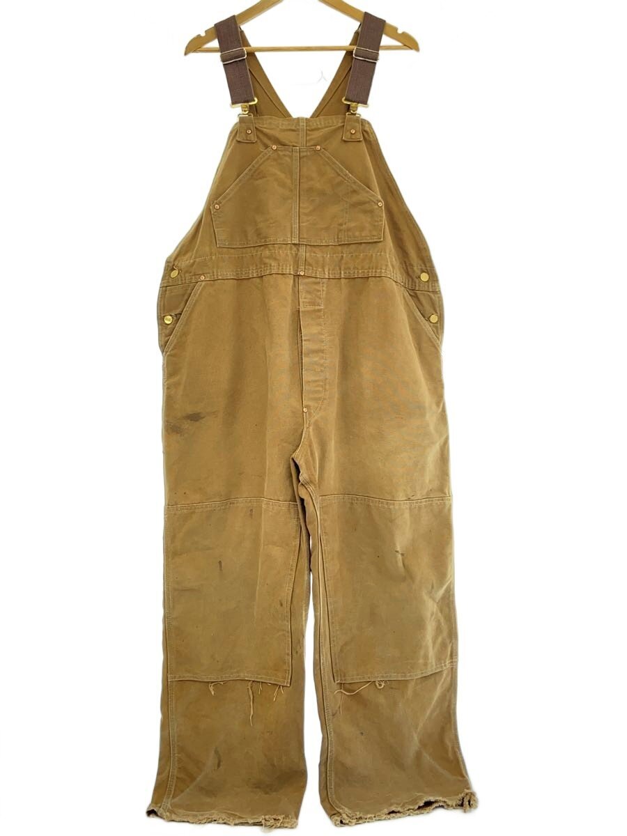 【中古】Carhartt◆60s/家鴨出どころ/Cロゴタイプ引き舟/厚地の外套オール/BRW/無地【メンズウェア】