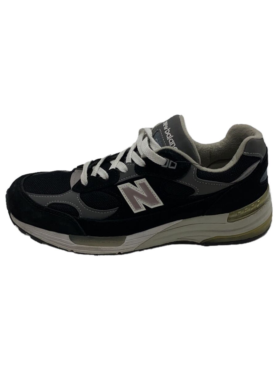 【中古】NEW BALANCE◆M992/黒いこと/27珊/BLK【シューズ】