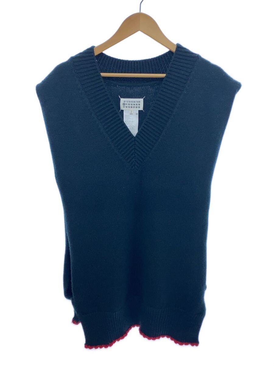 【中古】Maison Margiela◆編み物・ティーシャツ(朦朦たる)/L/羊毛/緑であること/赤/無地/s50th0052 s17832【メンズウェア】