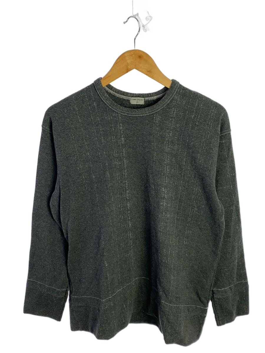 【中古】COMME des GARCONS HOMME◆流汗/--/綿織物/GRY/縞模様/HT-100070/AD1998//【メンズウェア】