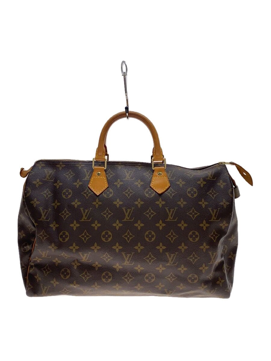 【中古】LOUIS VUITTON◆2)スピーディ40_モノグラム・帆布_BRW/M41106/PVC/BRW【御徒面子】