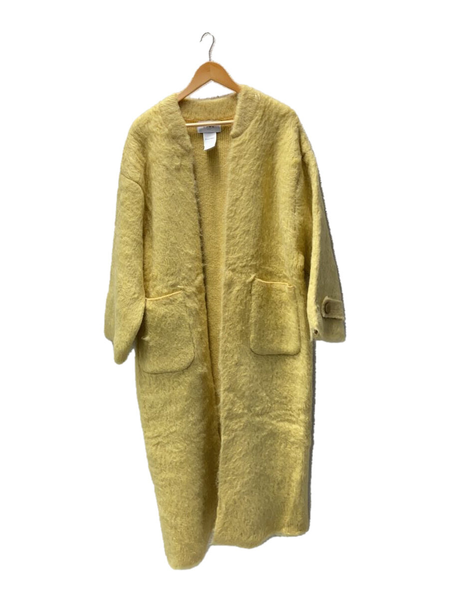 【中古】ETRE TOKYO◆厚地の外套/FREE/ナイロン/YLW/無地/1221504031-0//【レディース御召しもの】