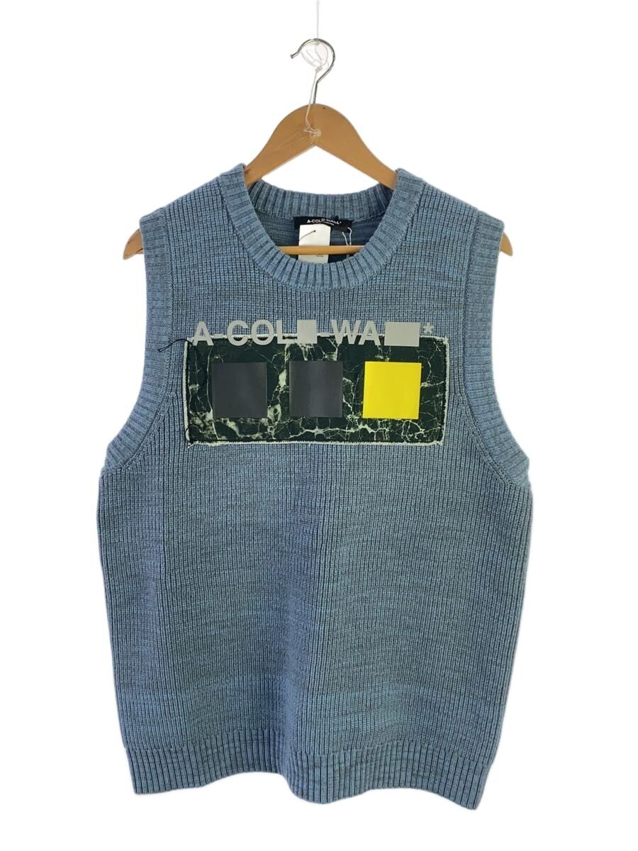 【中古】A-COLD-WALL◆編み物より良い(朦朦たる)/L/羊毛/BLU【メンズウェア】