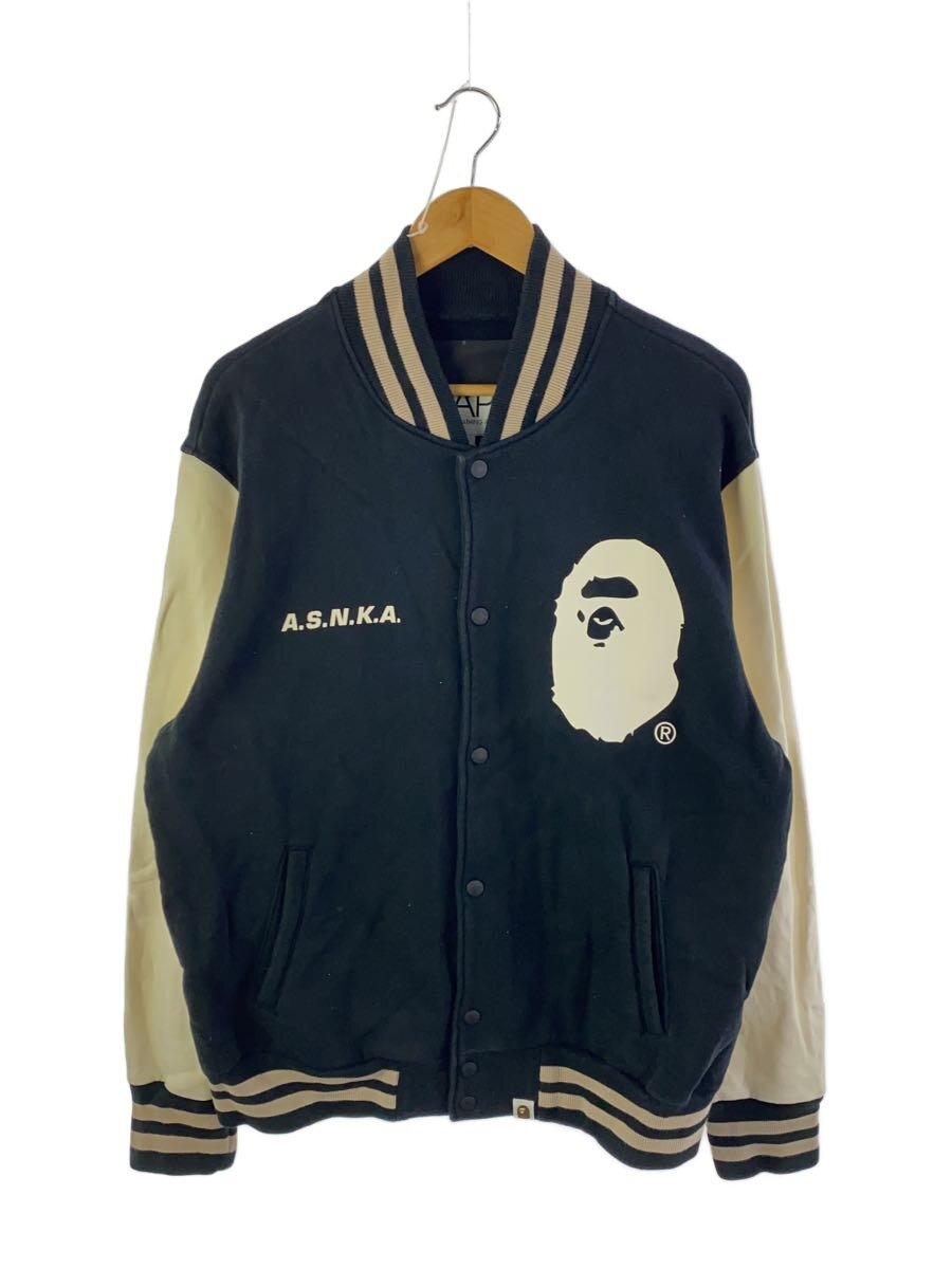 【中古】A BATHING APE◆スタジャン/L/コットン/BLK【メンズウェア】｜2ｎｄ STREET 店