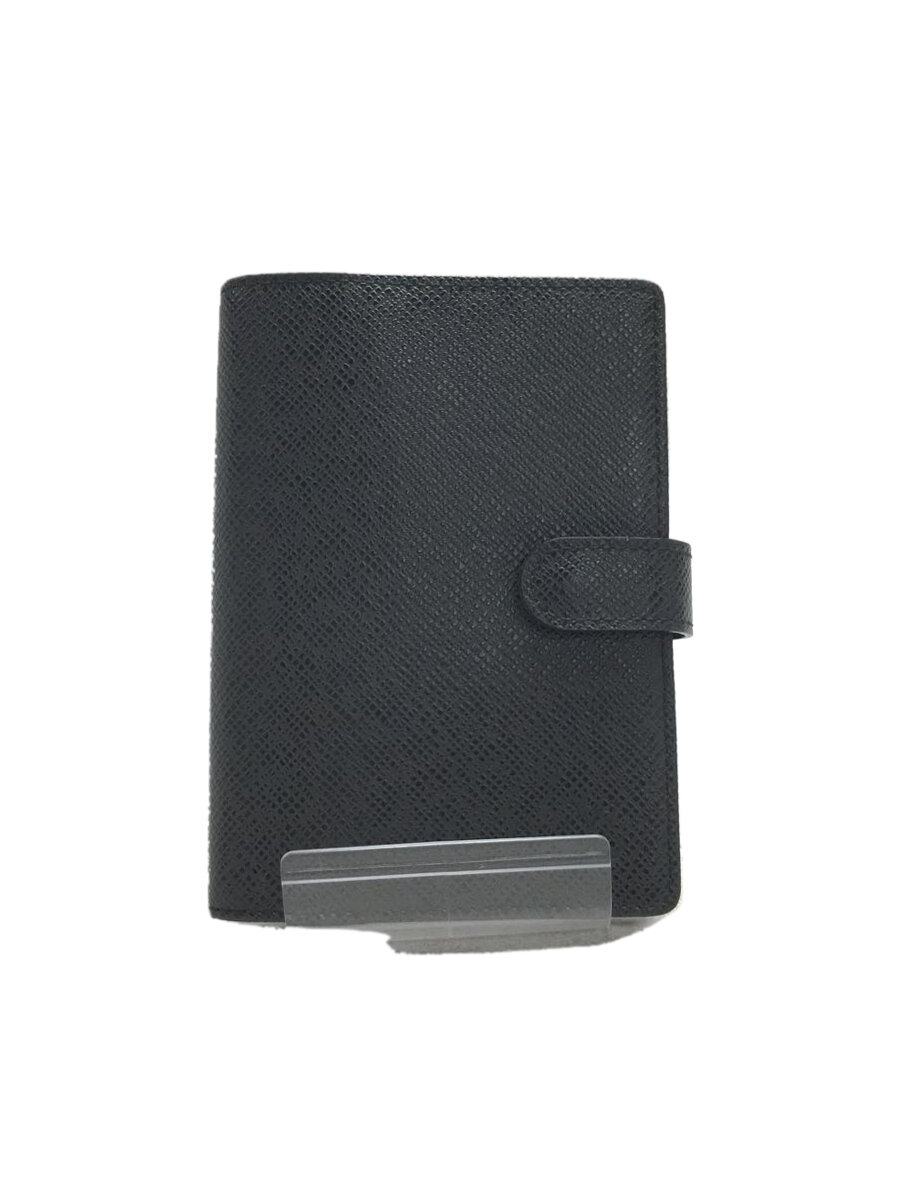 【中古】LOUIS VUITTON◆アジェンダPM_タイガ_BLK/レザー/BLK/無地/ユニセックス/ブラック/黒///【服飾雑貨他】｜2ｎｄ STREET 店