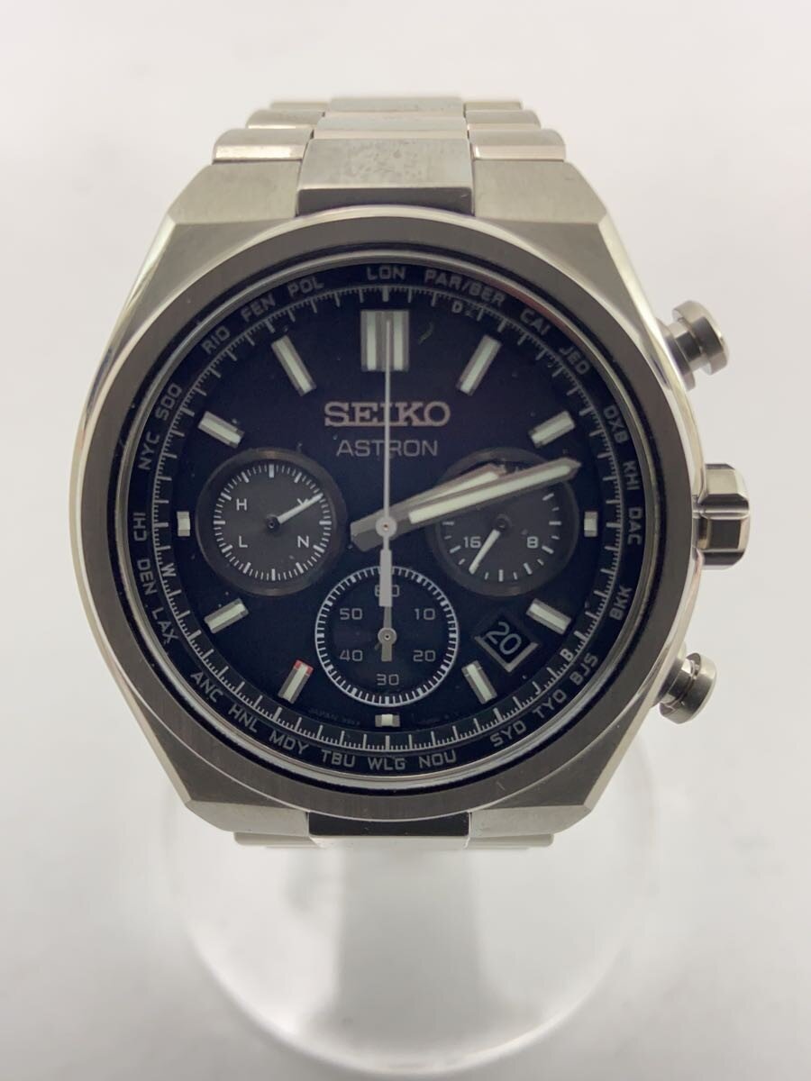【中古】SEIKO◆ASTRON/NEXTER/ソーラー腕時計/アナログ/チタン/GRY/SLV/SBXY097【服飾雑貨他】｜2ｎｄ STREET 店