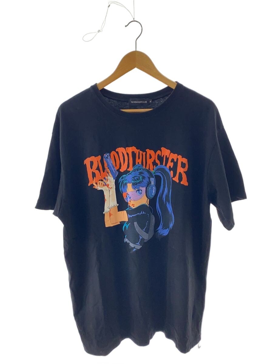 【中古】SUNDAYOFFCLUB◆プルオーバー/L/--/BLK【メンズウェア】