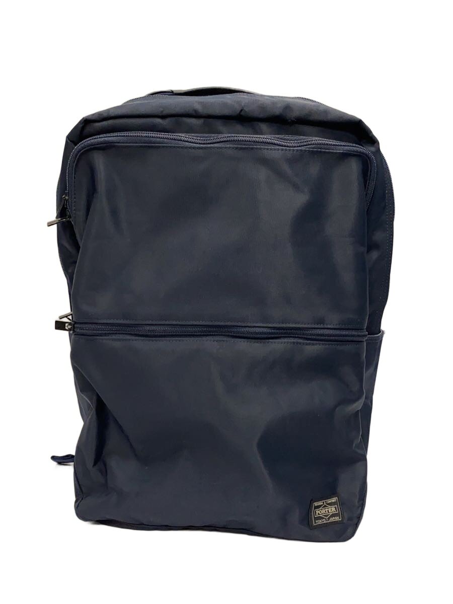 【中古】PORTER◆背嚢/--/NVY/無地【御徒面子】