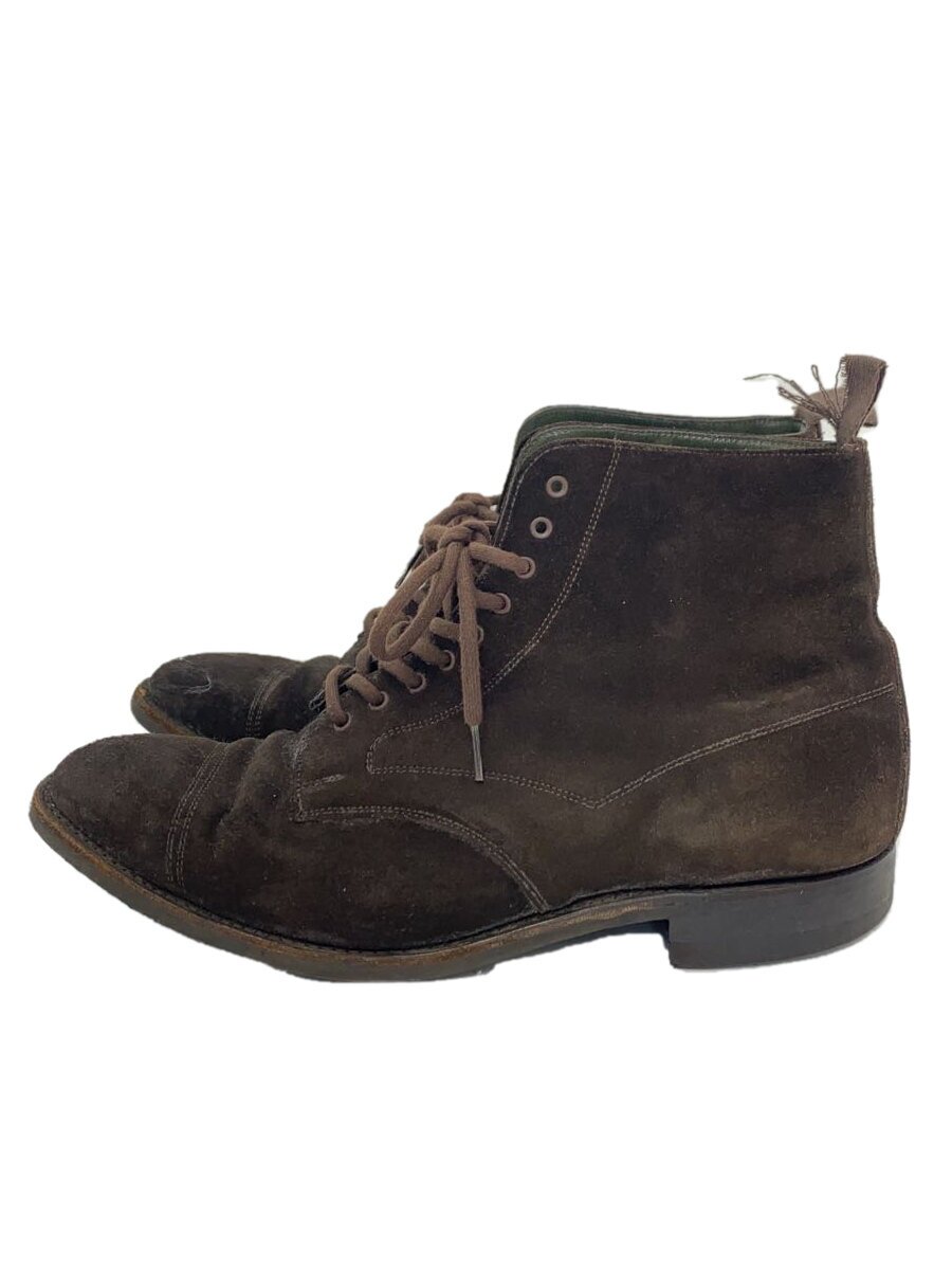 【中古】CHEANEY◆ブーツ/UK8/BRW/スウェード【シューズ】
