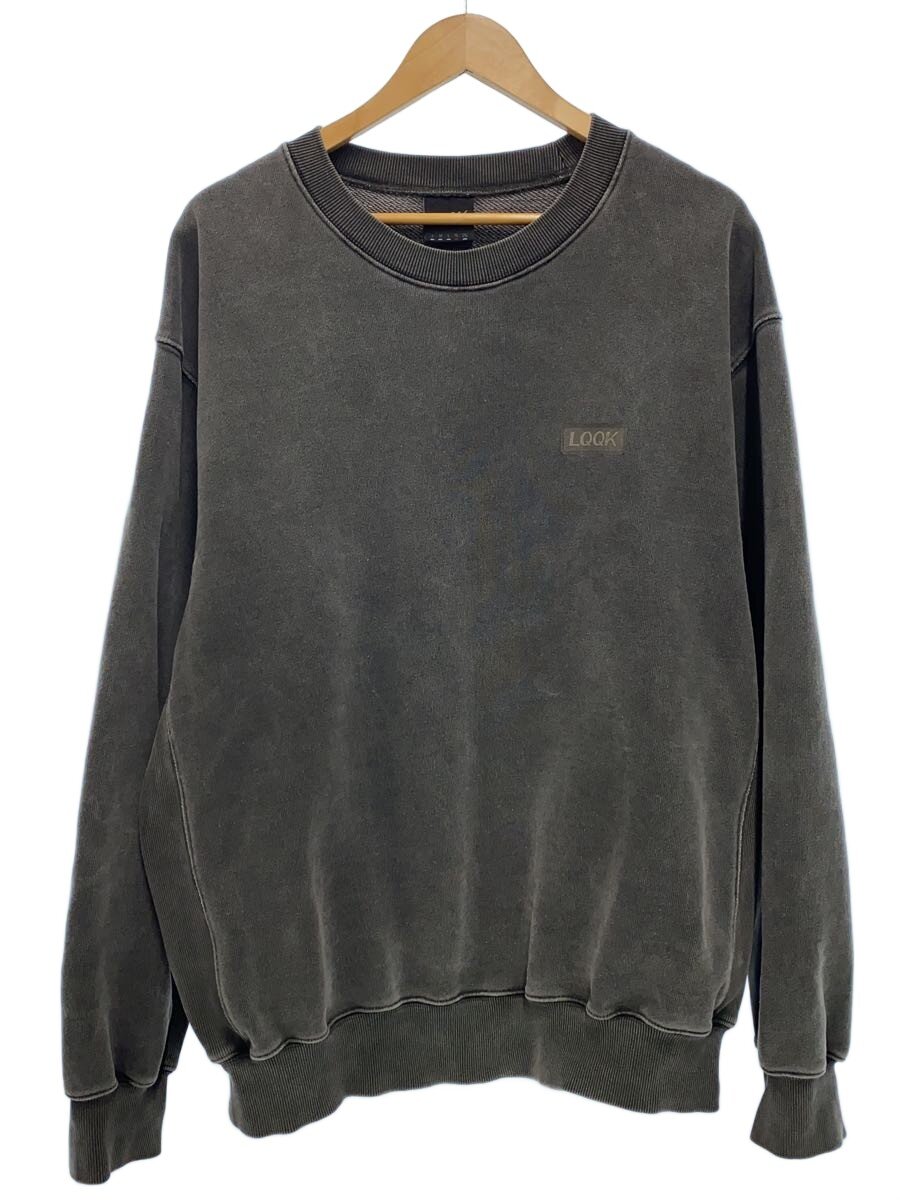 【中古】LQQK STUDIO◆WASHED FLEECE CREWNECK/XL/コットン/GRY/LQS25WF54【メンズウェア】｜2ｎｄ STREET 店