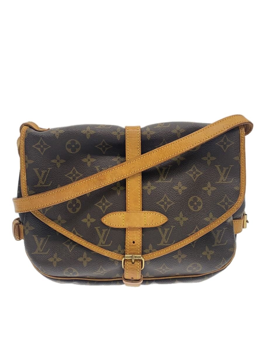 【中古】LOUIS VUITTON◆1)ソミュール30_モノグラム・キャンバス_BRW/PVC/BRW【バッグ】｜2ｎｄ STREET 店 43,329円