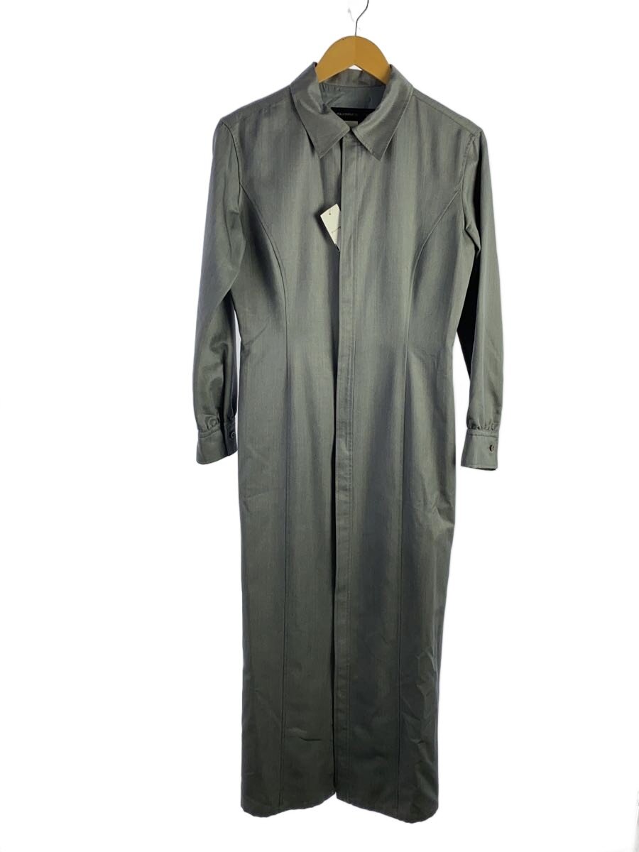 【中古】YOHJIYAMAMOTO+NOIR◆シャツワンピース/2/シルク/GRY【レディースウェア】|2nd STREET 店