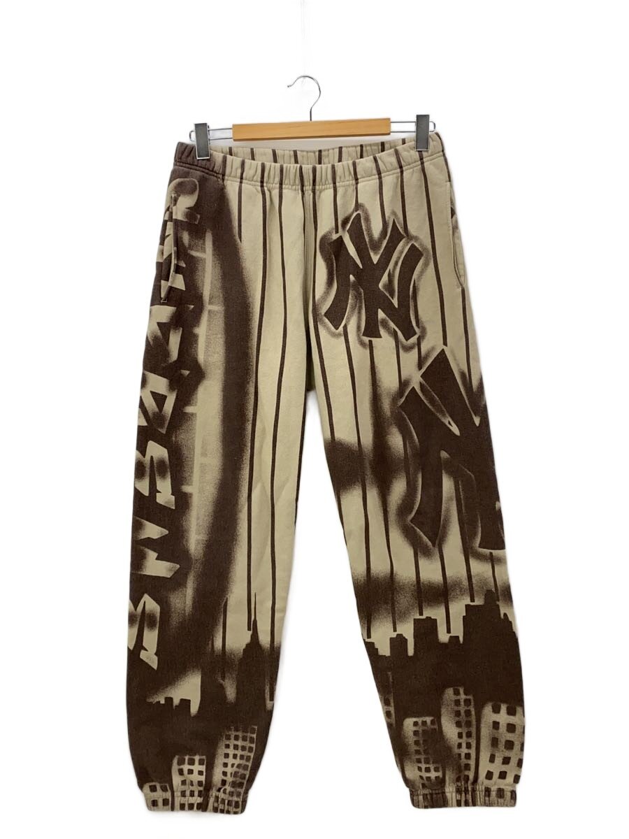 【中古】Supreme◆New York Yankees/下つ方/M/綿織物/BRW/総柄【メンズウェア】