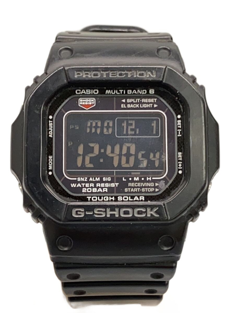 【中古】CASIO◆石英ウオッチ・G-SHOCK/デジタル/BLK/BLK//【服飾雑貨他】