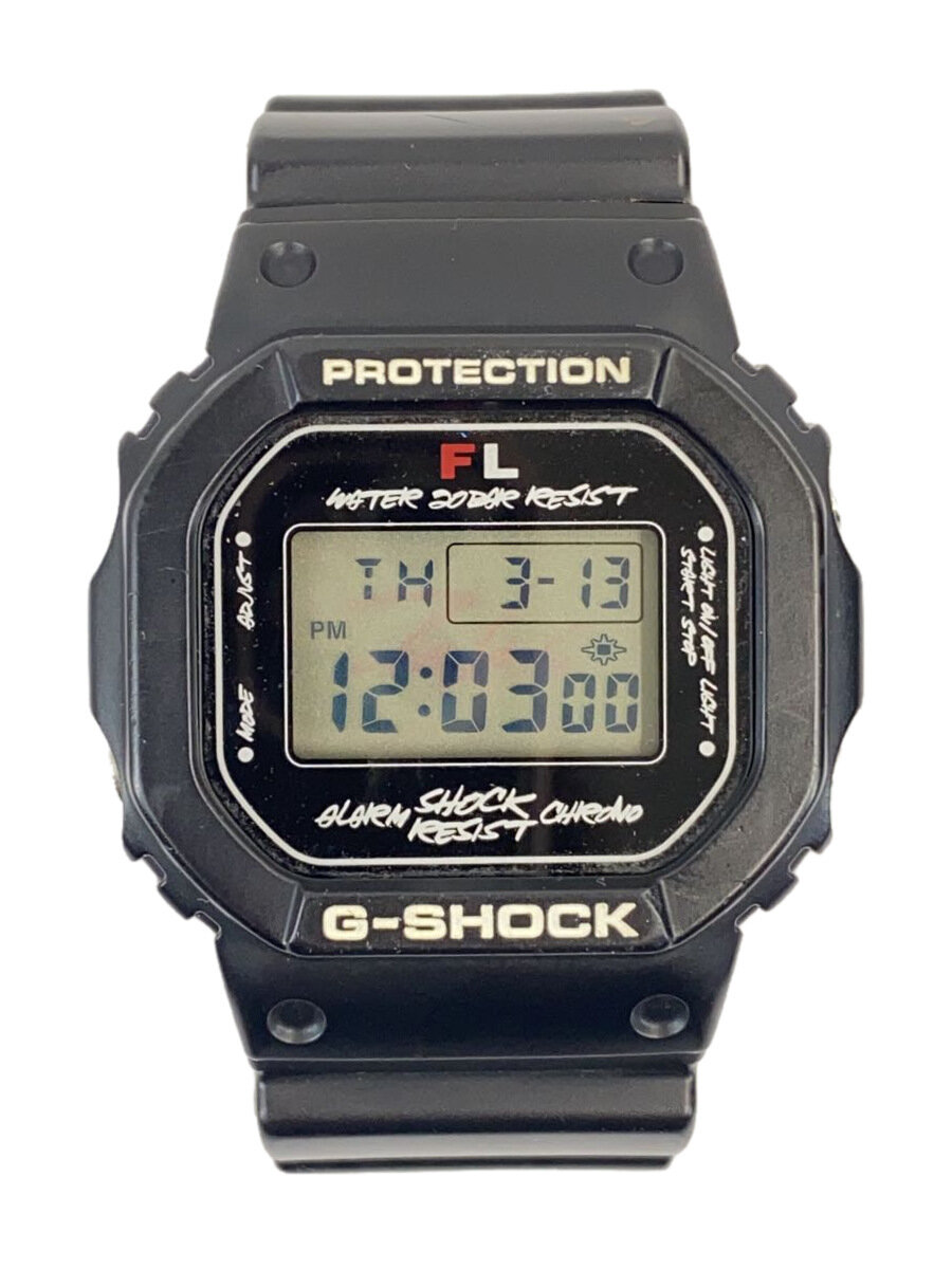 【中古】CASIO◆石英ウオッチ・G-SHOCK/デジタル/BLK【服飾雑貨他】