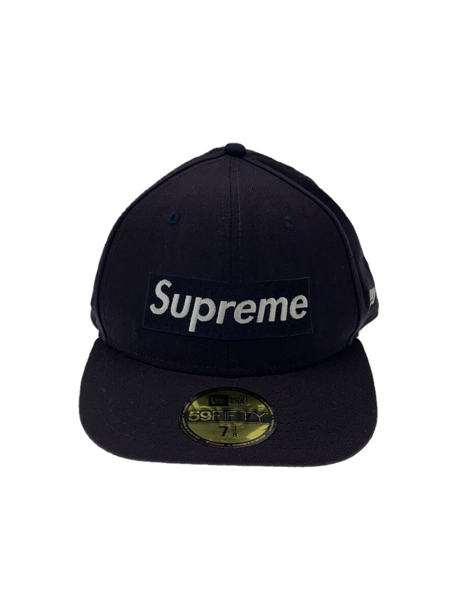 【中古】NEW ERA◆内部汚れた状態有/16AW/R.I.P Box Logo NEW ERA CAP/7 3/8/毛糸/NVY【服飾雑貨他】