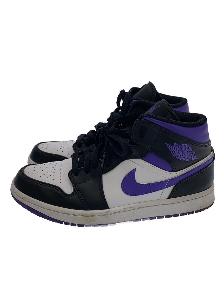 【中古】NIKE◆AIR JORDAN 1 MID_エアジョーダン 1 ミッド/26cm/PUP【シューズ】｜2ｎｄ STREET 店