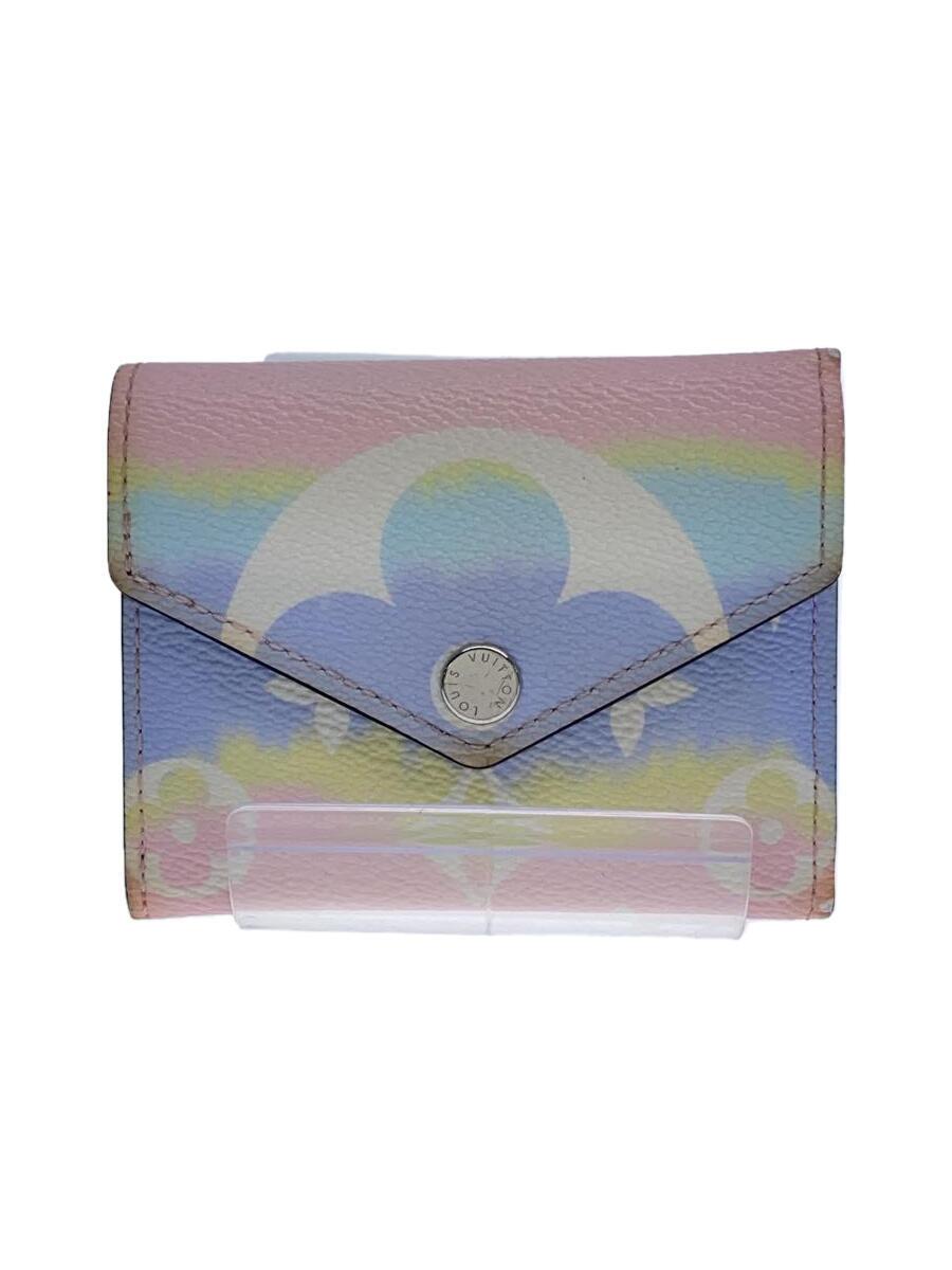 【中古】LOUIS VUITTON◆LVエスカル ポルトフォイユ・ヴィクトリーヌ モノグラム/3つ折り紙入れ/PVC/PNK/M69113【服飾雑貨他】