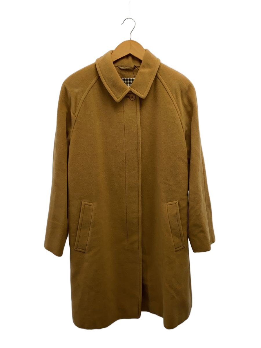 【中古】Aquascutum◆ステンカラー厚地の外套/9/羊毛/CML【レディース御召しもの】