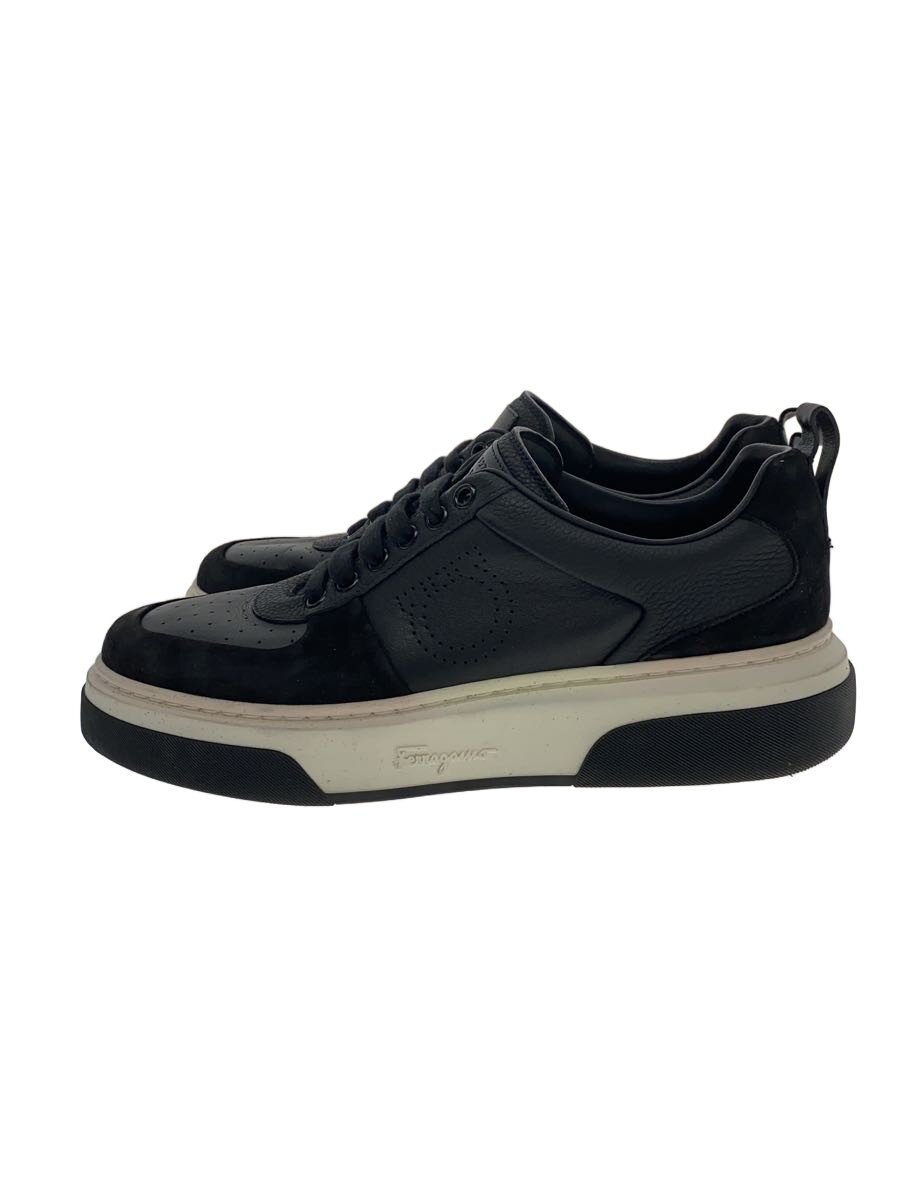 【中古】Salvatore Ferragamo◆ローカットスニーカー/US8/BLK/サルヴァトーレフェラガモ【シューズ】