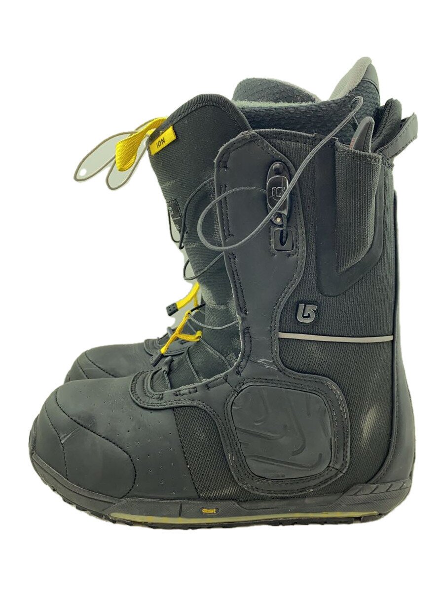 【中古】BURTON◆スノーボードブーツ/26cm/クイックレーシング/BLK【スポーツ】