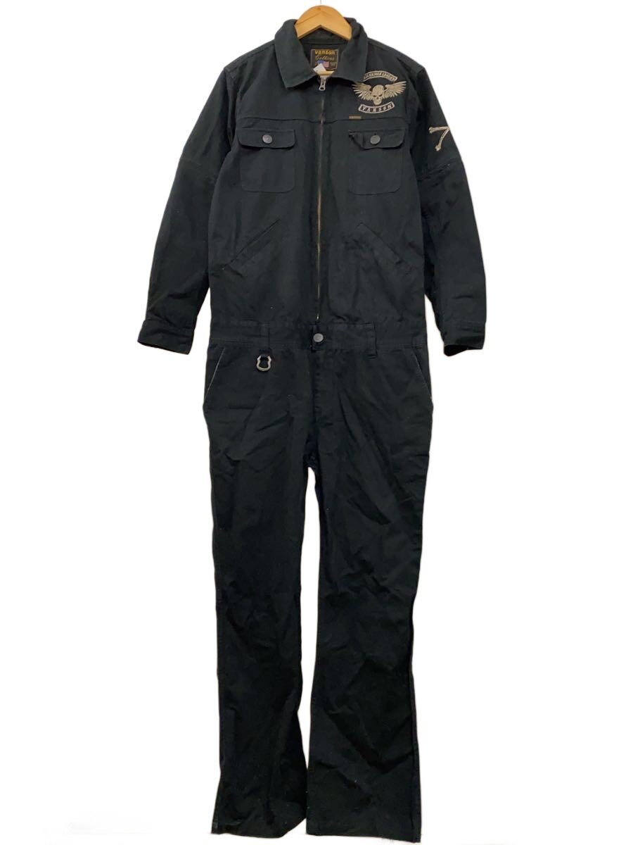 【中古】VANSON◆オールインワン/L/コットン/BLK【メンズウェア】｜2ｎｄ STREET 店
