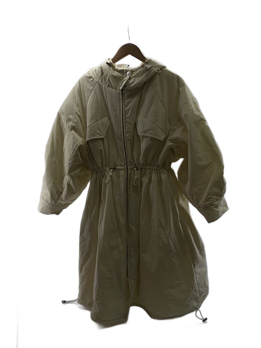 【中古】MECRE◆厚地の外套/M/ナイロン/CRM/2222600053-0【レディース御召しもの】