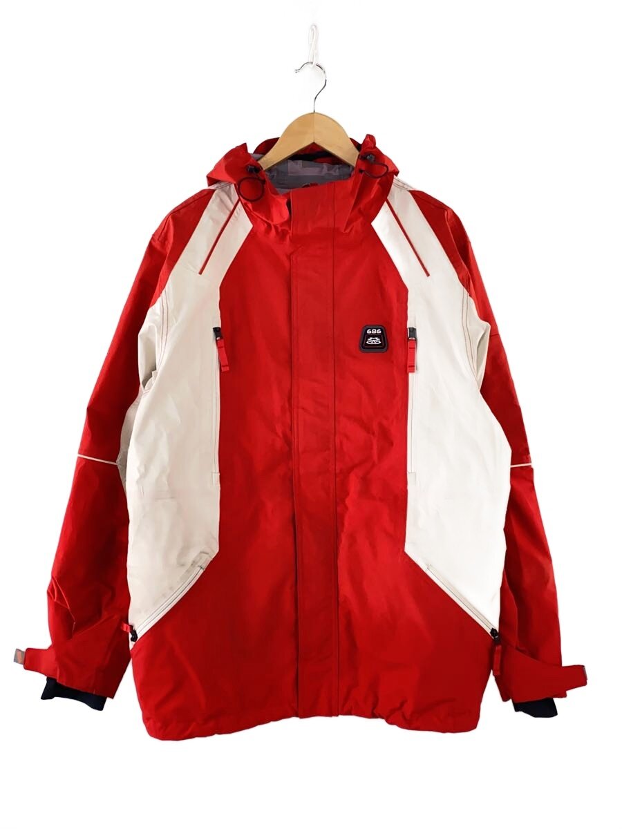 【中古】686◆2002 X3 SHELL JACKET/ウェアー/M/RED//【運動競技】