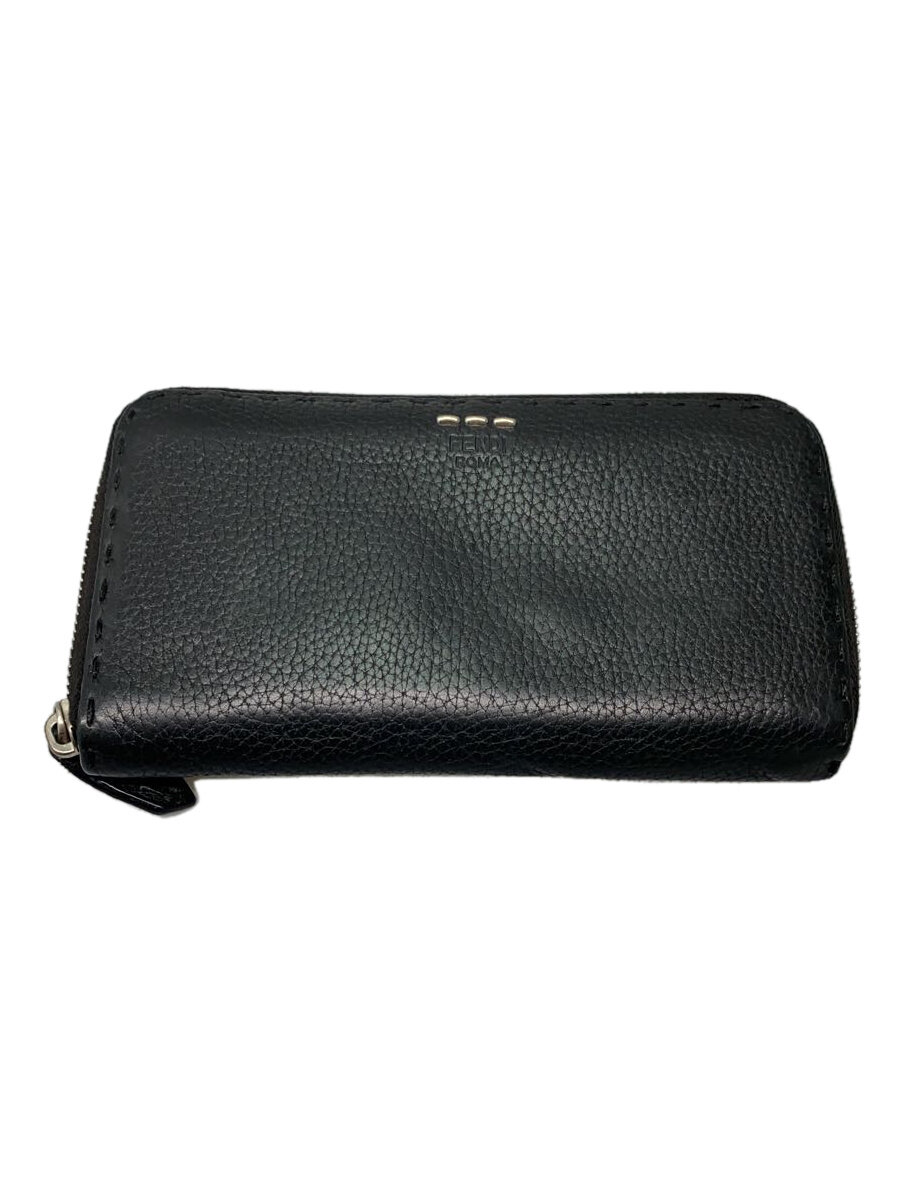 【中古】FENDI◆長財布/レザー/BLK/無地/メンズ【服飾雑貨他】｜2ｎｄ STREET 店