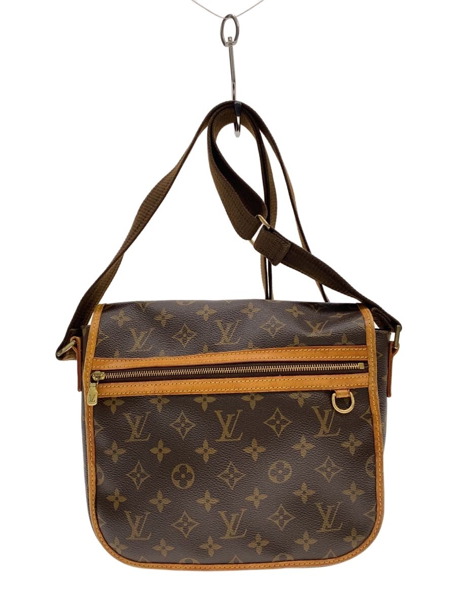 【中古】LOUIS VUITTON◆伝達人PM・ボスフォール_モノグラム・帆布/PVC/BRW【御徒面子】
