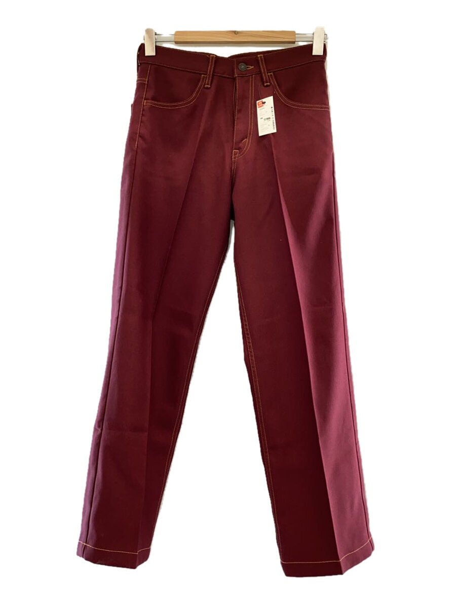 【中古】DAIRIKU◆下つ方/Flasher Pressed Pants/27/ポリエステル/ボルドーワイン/21aw p-4//【メンズウェア】