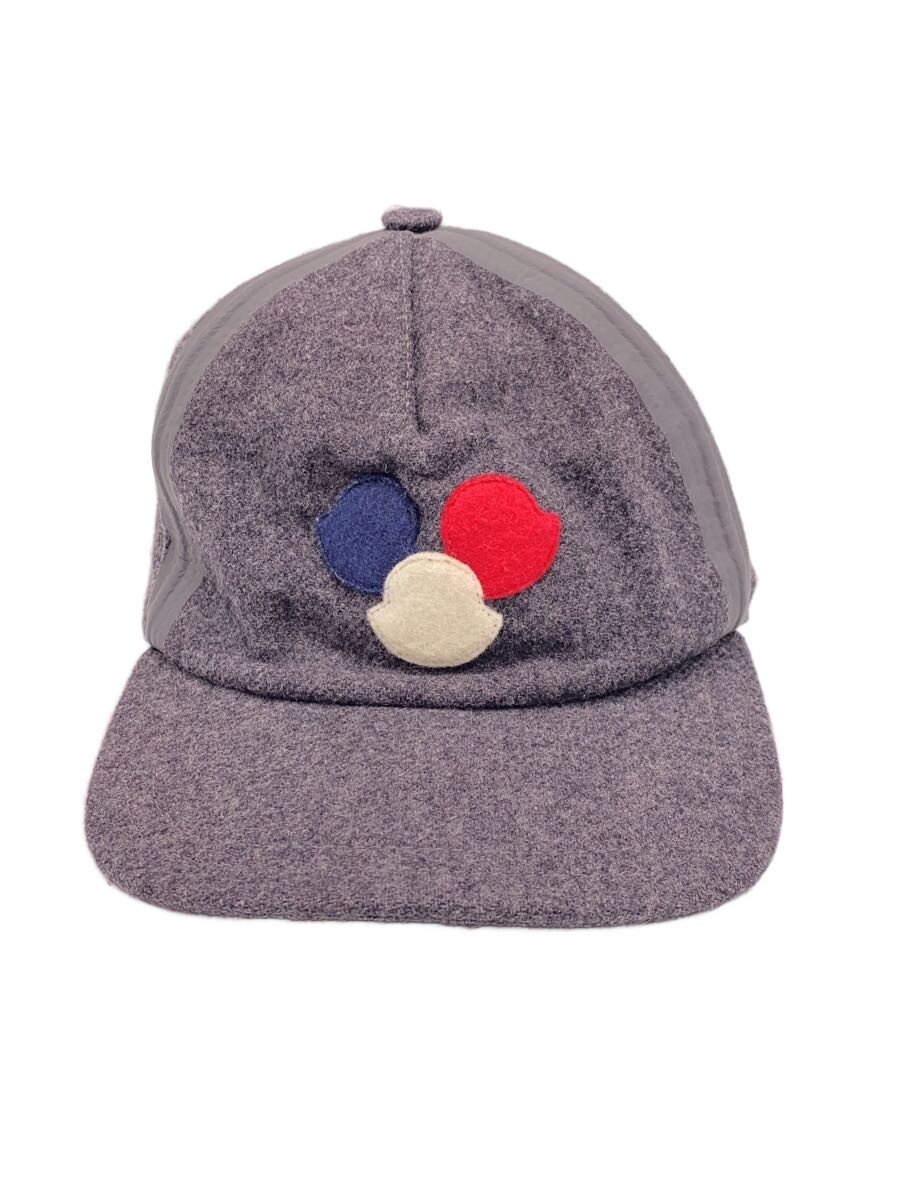【中古】MONCLER◆旗がしら/--/羊毛/GRY/レディース//【服飾雑貨他】