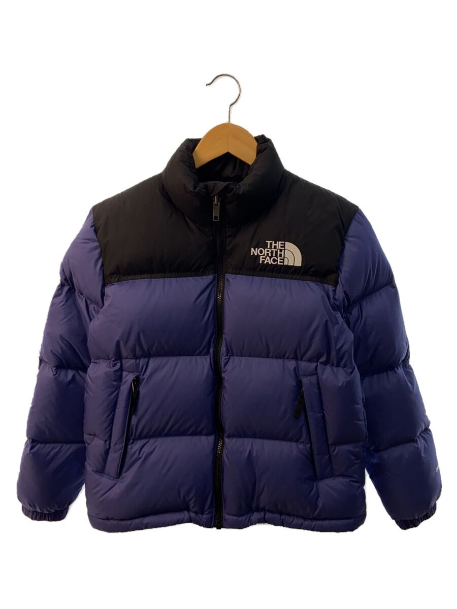 【中古】THE NORTH FACE◆Retro Nuptse Jacket/ケイプブルー/L/ナイロン/青碧/NDJ52304Z/北の方人間の顔/【キッズ】