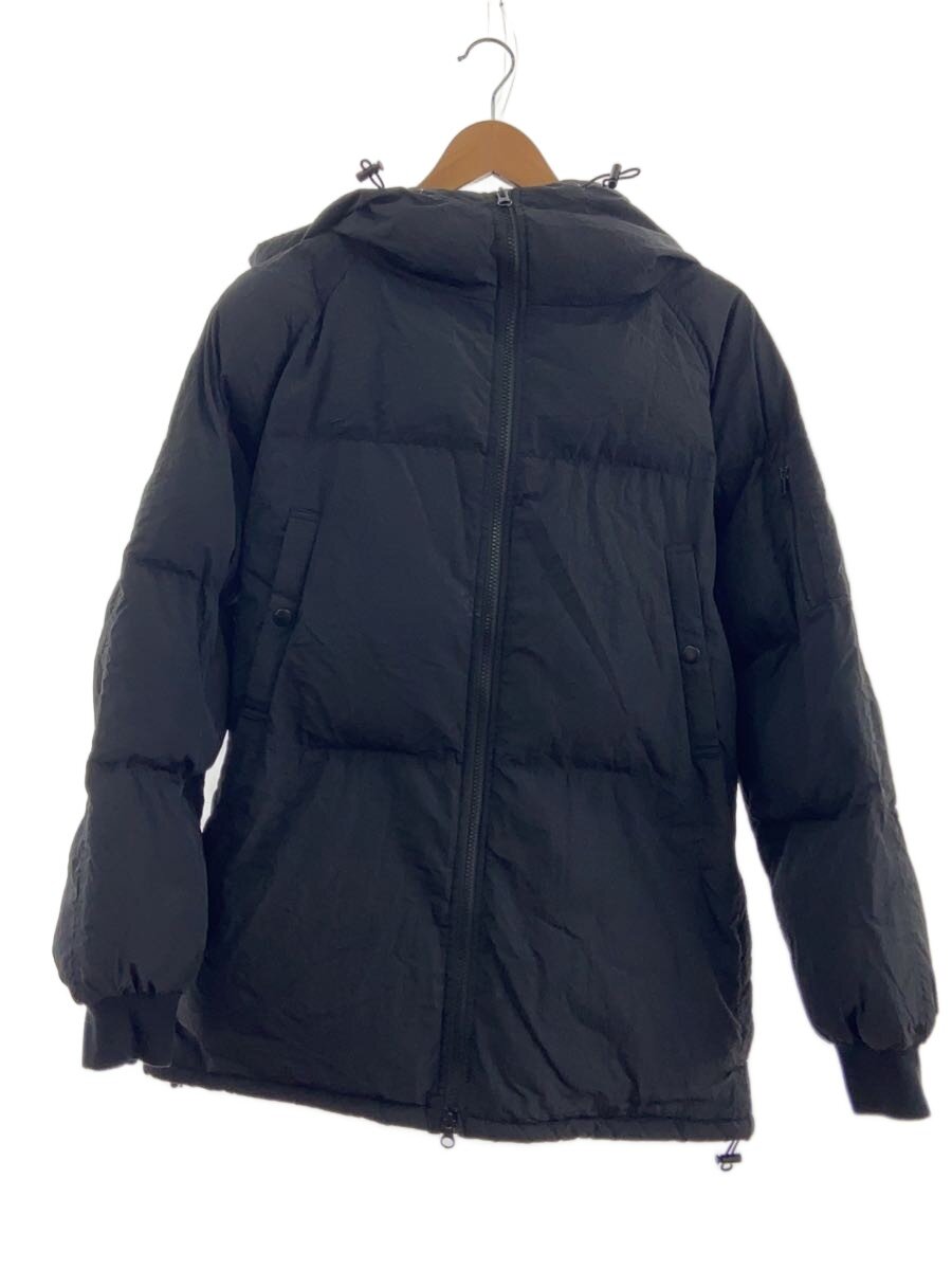 【中古】JOHN BULL◆ハイネックキルティングコート/厚地の外套/--/ナイロン/BLK/無地【レディース御召しもの】