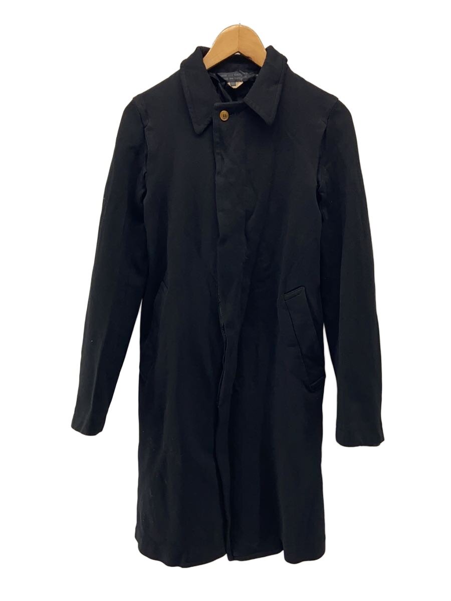【中古】COMME des GARCONS◆コムデギャルソン/ステンカラーコート/S/ポリエステル/無地/RB-C006/ブラック//【メンズウェア】|2nd STREET 店