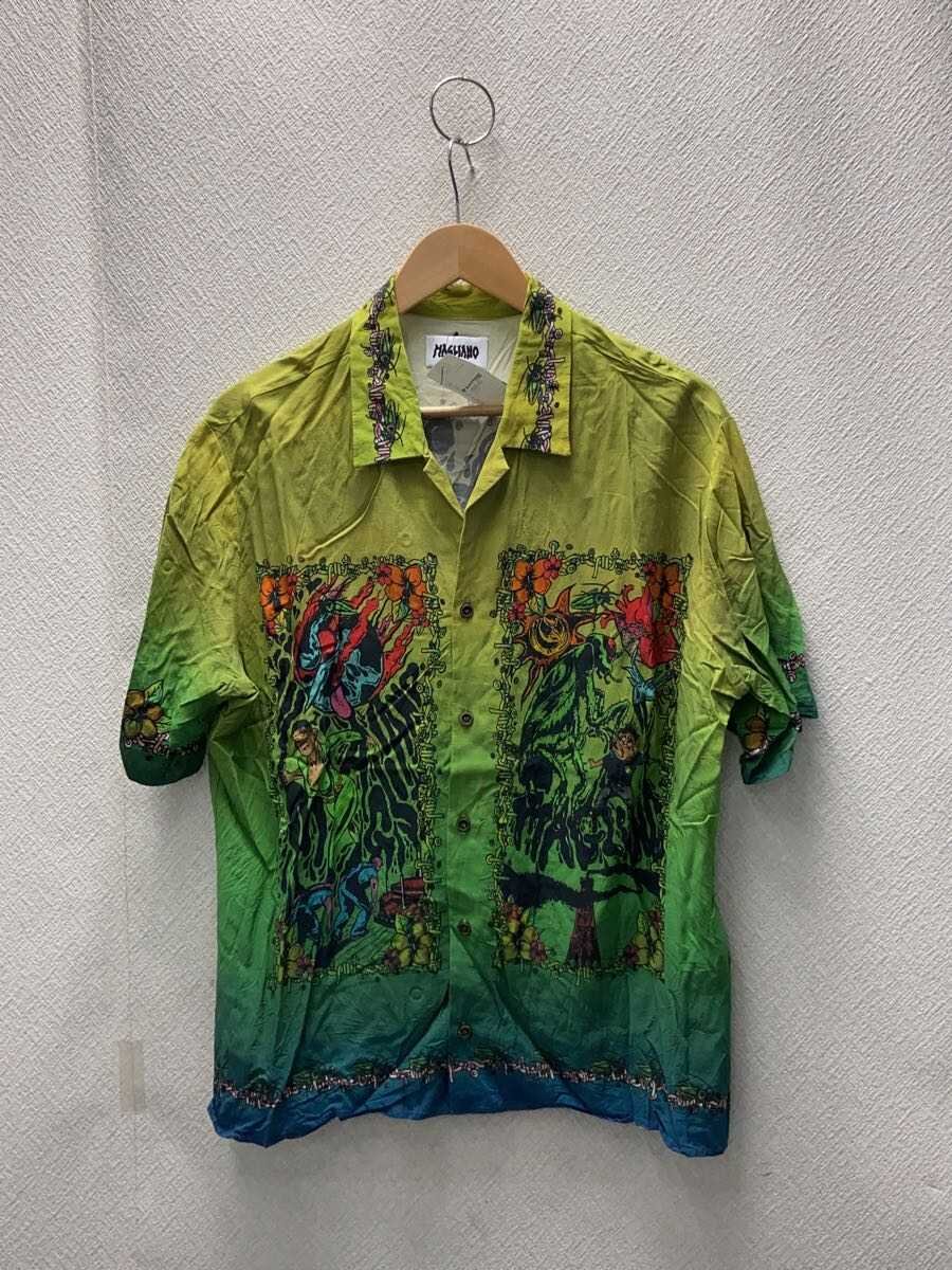 【中古】MAGLIANO◆半袖シャツ/L/レーヨン/GRN/総柄【メンズウェア】｜2ｎｄ STREET 店