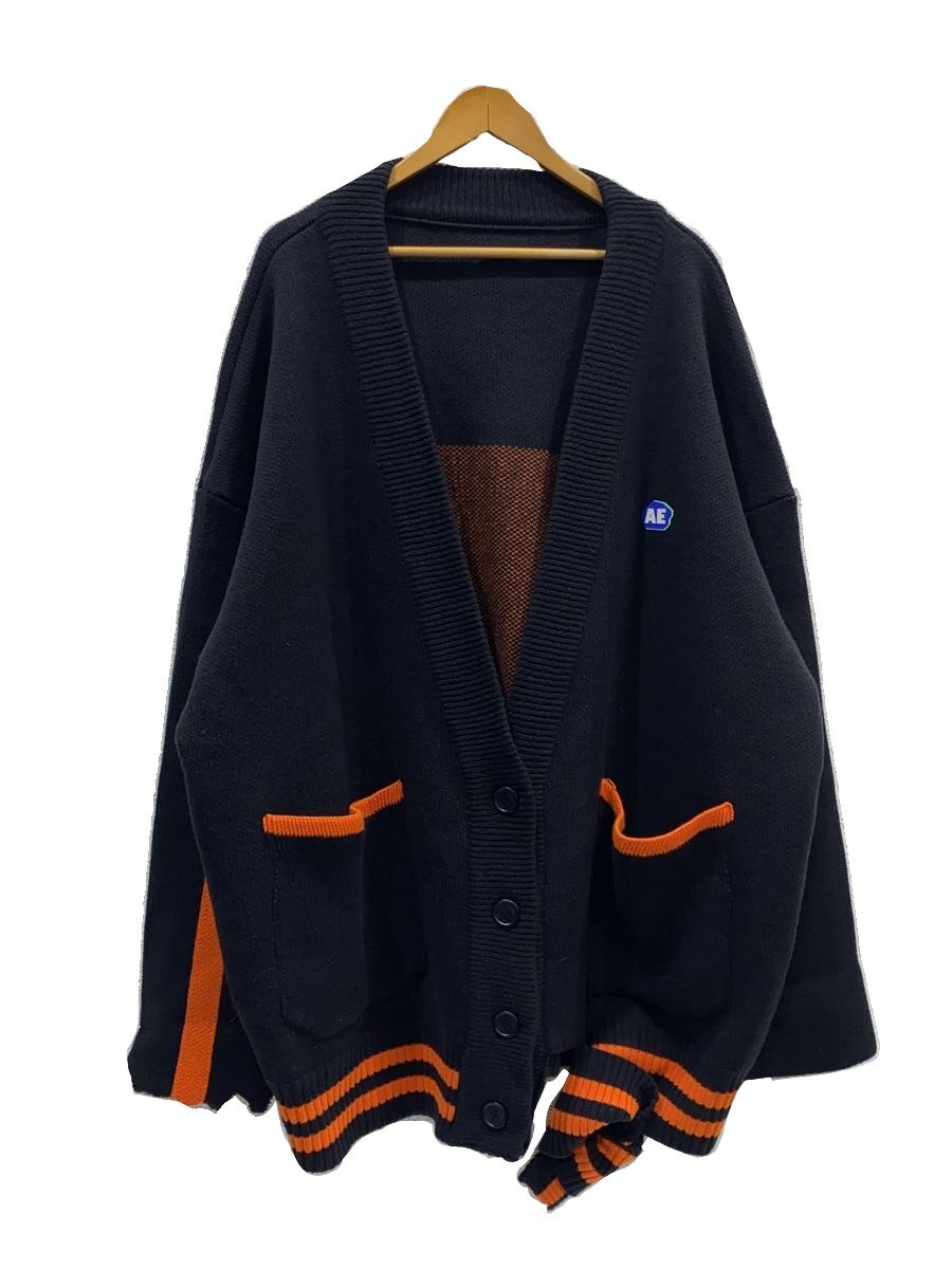【中古】ADER ERROR◆19FW/OVERSIZED CGN/ジレー(朦々たる)/3/羊毛/BLK/19afwkt03bk3【メンズウェア】