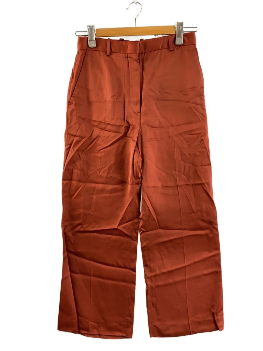 【中古】JIL SANDER◆広広としたスラックス/下つ方/32/人絹/RED/JSWN301300WN381500【レディース御召しもの】