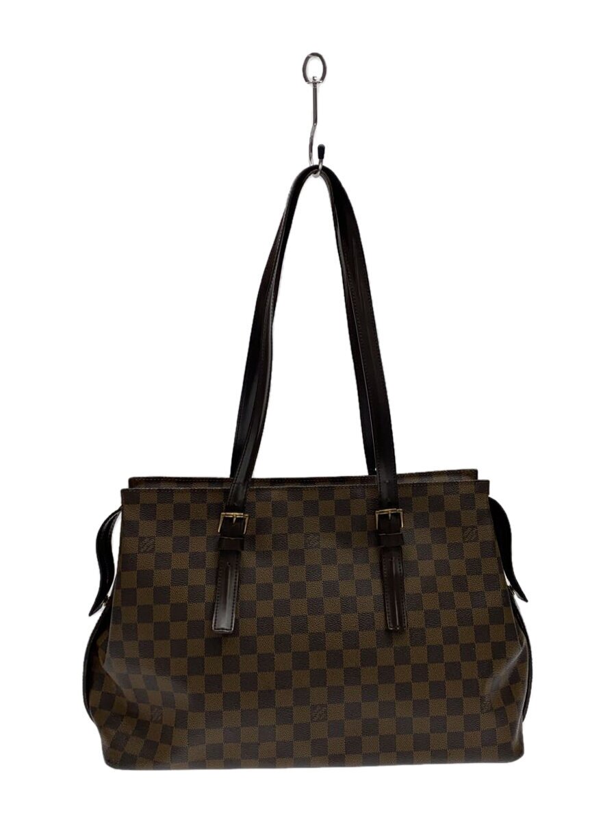 【中古】LOUIS VUITTON◆チェルシー_ダミエ・エベヌ/PVC/BRW【バッグ】｜2ｎｄ STREET 店