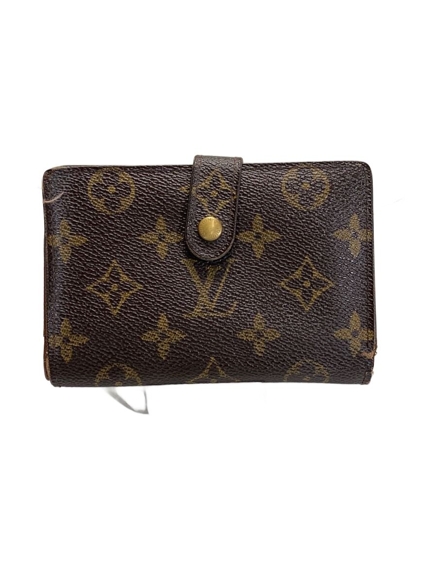 【中古】LOUIS VUITTON◆ポルト・モネ・ビエ・ヴィエノワ_モノグラム・帆布/PVC/BRW/レディース//【服飾雑貨他】