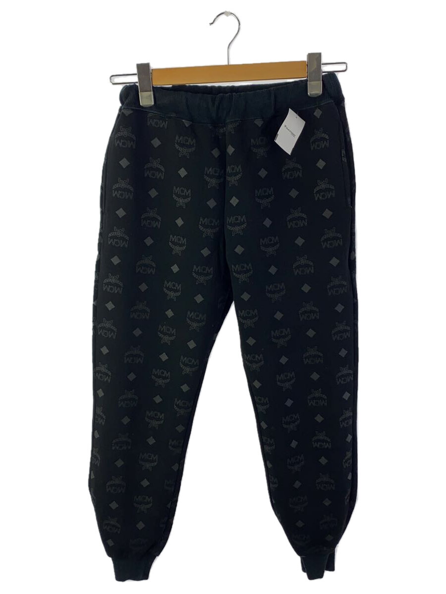 【中古】MCM◆スウェットパンツ/S/ポリエステル/BLK/総柄/MFPASJP01BK00S//【メンズウェア】