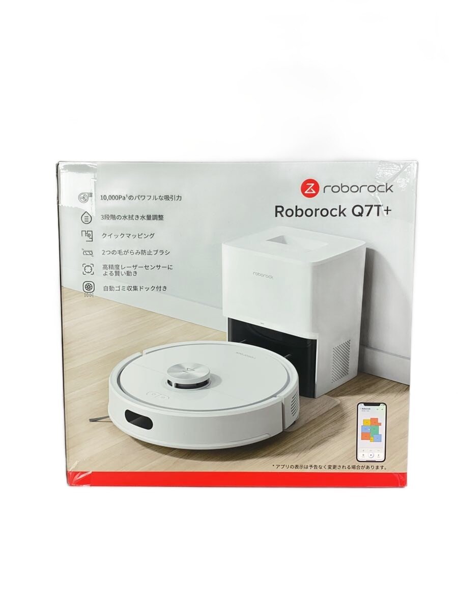 【中古】roborock◆ロボット掃除機 Q7T+ Q7TP02-04/ホワイト【家電・ビジュアル・オーディオ】