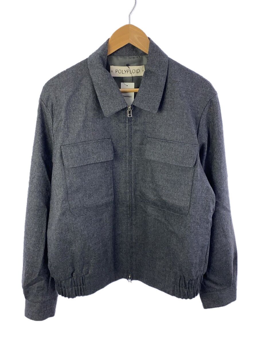 【中古】POLYPLOID◆ブルゾン/S/ウール/GRY【メンズウェア】｜2ｎｄ STREET 店