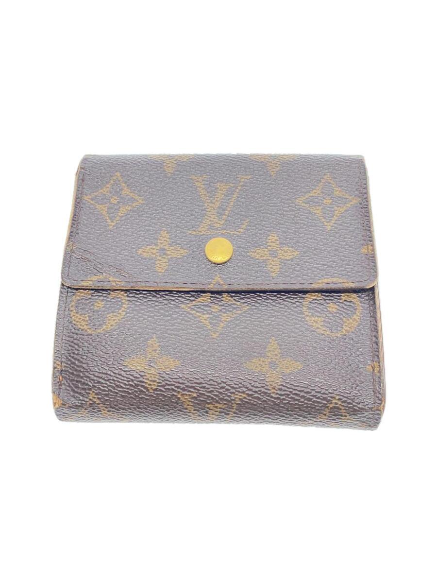 【中古】LOUIS VUITTON◆紙入れ/PVC/BRW/モノグラム/レディース【服飾雑貨他】