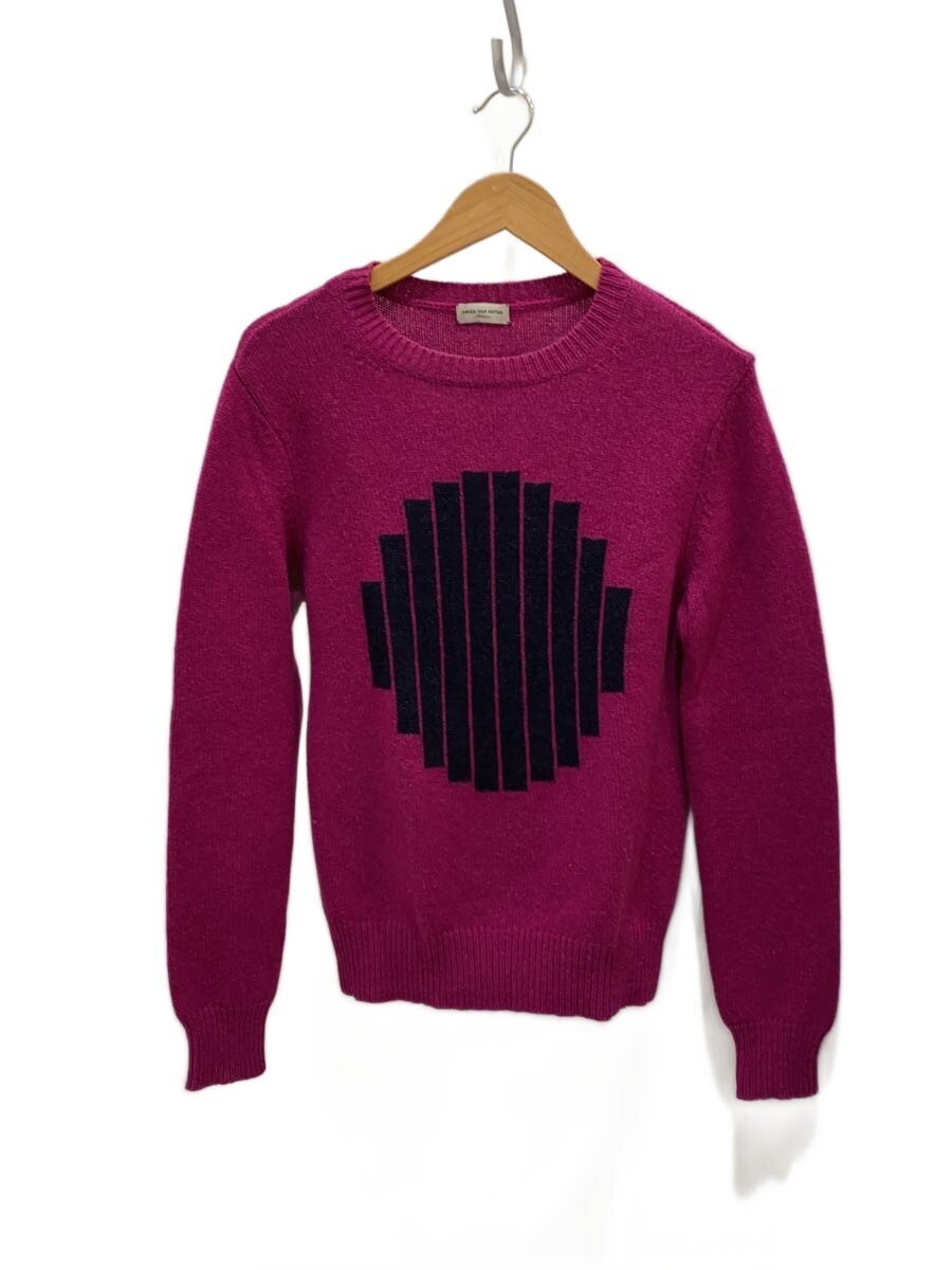 【中古】DRIES VAN NOTEN◆ニット・セーター(厚手)/M/ウール/PNK/無地//【メンズウェア】｜2ｎｄ STREET 店