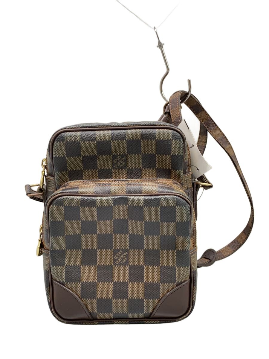 【中古】LOUIS VUITTON◆アマゾン_ダミエ・エベヌ_BRW/PVC/BRW//【バッグ】|2nd STREET 店