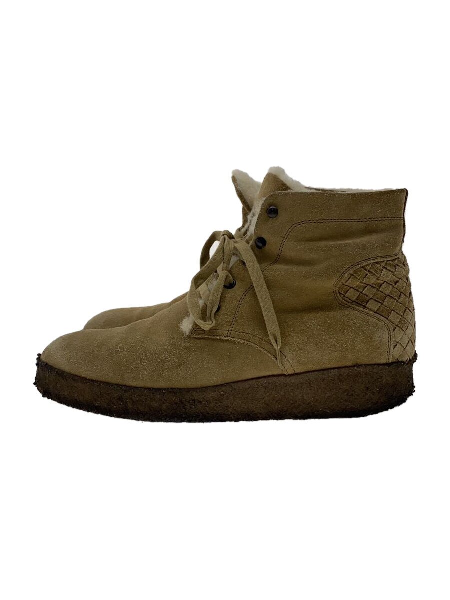 【中古】BOTTEGA VENETA◆ブーツ/--/BRW【シューズ】