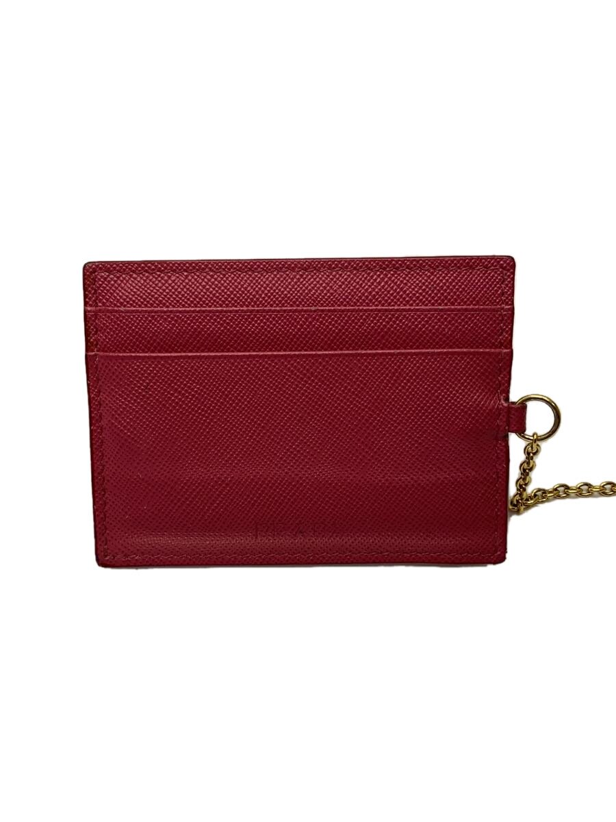 【中古】PRADA◆パスケース/レザー/RED/無地/レディース【服飾雑貨他】｜2ｎｄ STREET 店